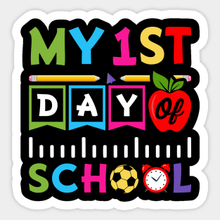 My 1st Day Of School Sticker